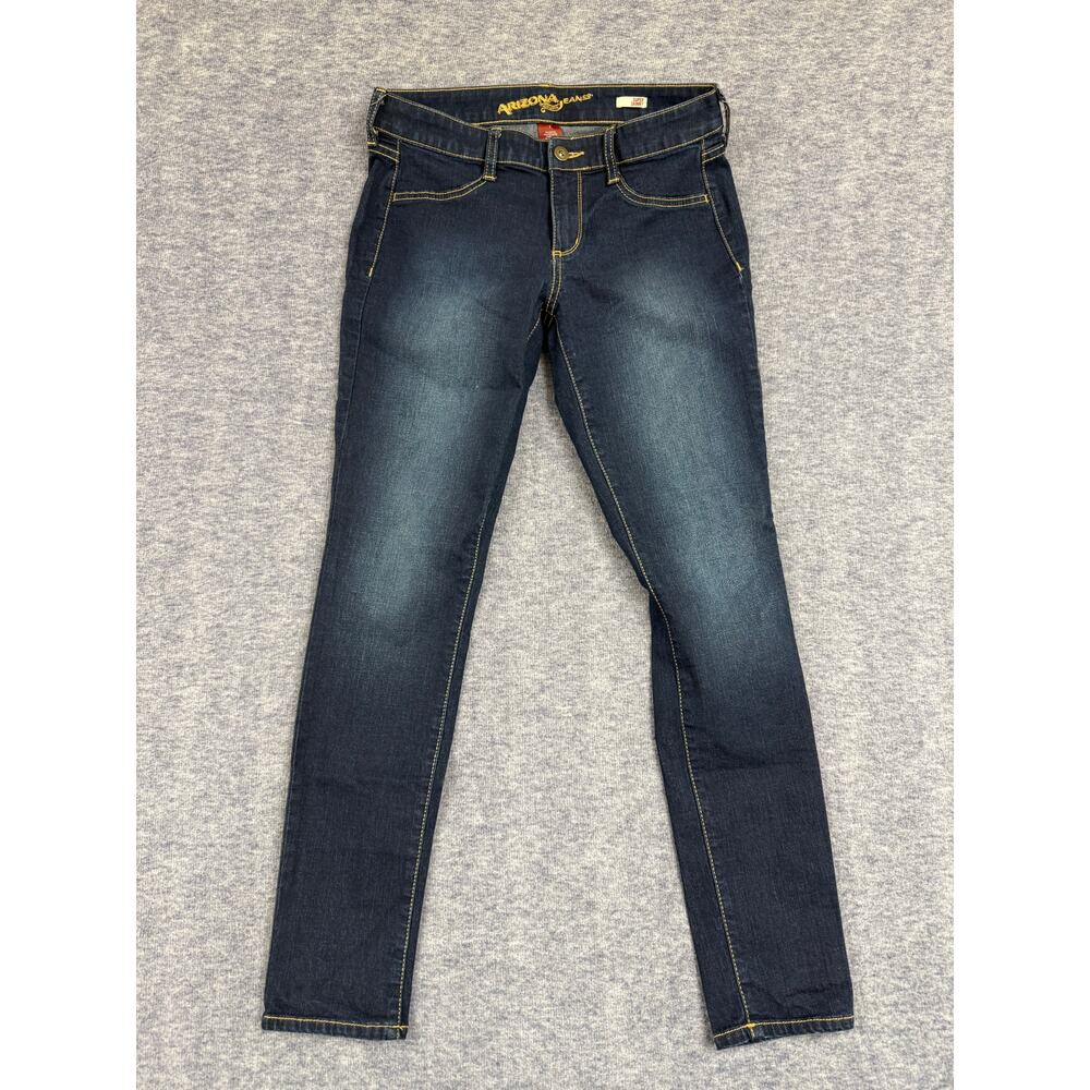 Arizona Jean Co Super Skinny Jeans Faded Dark Wash Women's Size 7
